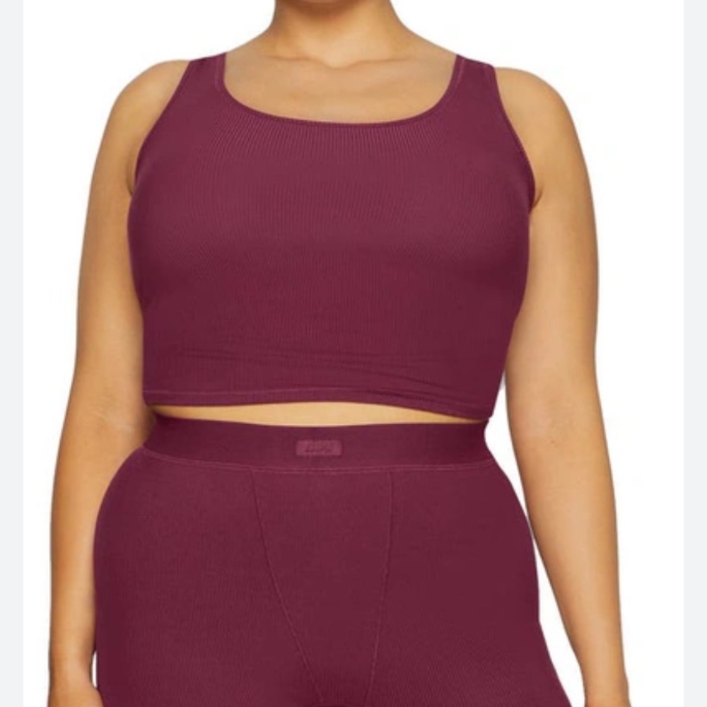 SKIMS Soft Lounge Tank Wine Size 3X